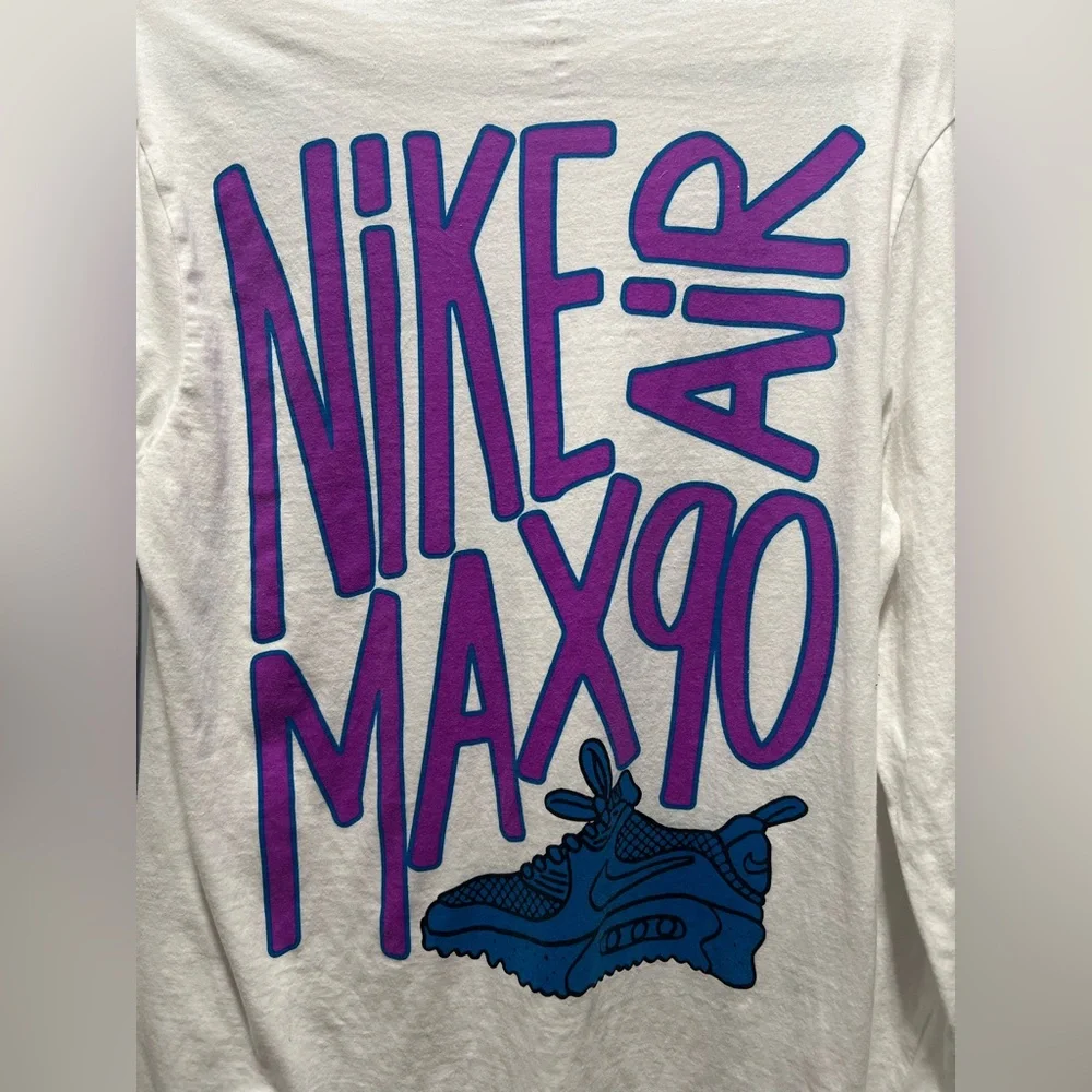 2020 NIKE AIR MAX 90 x UNDFTD T-shirt sz S WHITE PROMO RARE